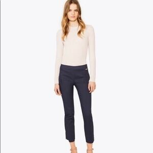 Tory Burch Navy Callie Skinny Ankle Pants sz 4